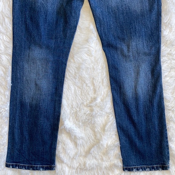 Banana Republic Premium Denim Distressed Girlfriend Blue Jeans Size 26 - Picture 7 of 10